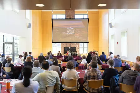 Audience at AI Symposium