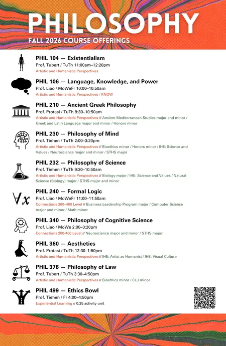 2026 Philosophy Courses