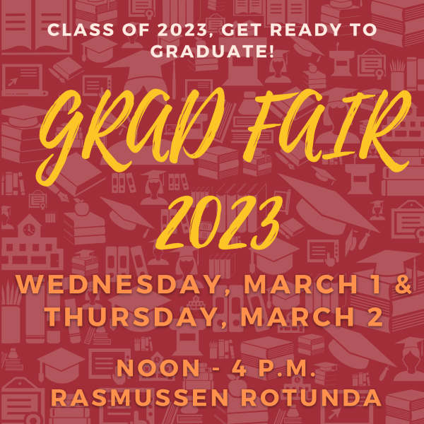 Grad Fair Poster with dates