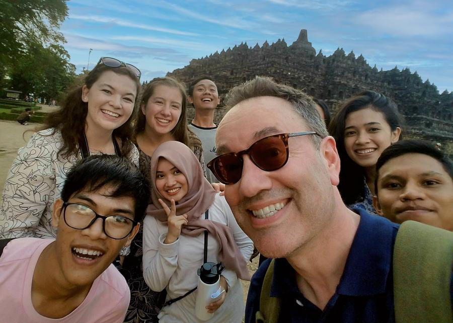 Borobudur-Selfie