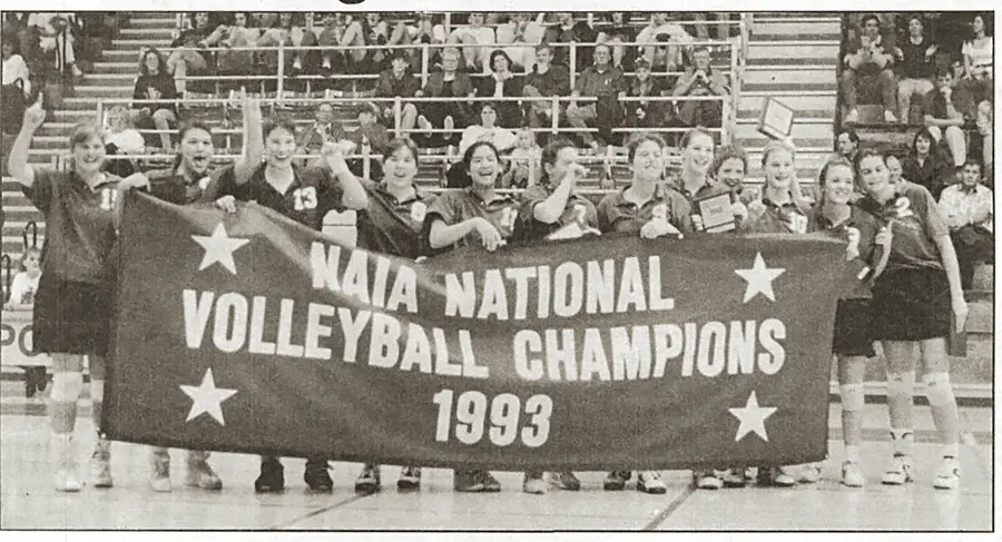 The 1993 NAIA Volleyball Champions